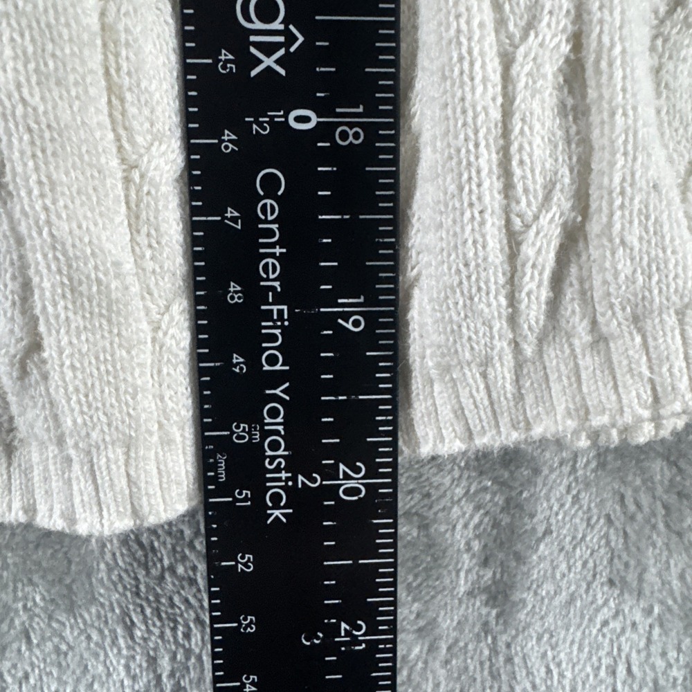 Hollister Babydoll‎ Top Sweater Women's XS White Cream Y2K Bella Swan 2000s - Picture 15 of 16